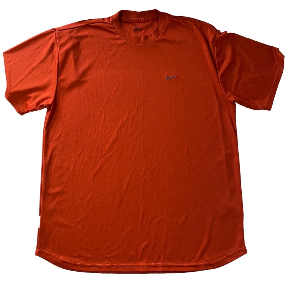 Nike Dri-Fit Simple Orange Tee (Size L)